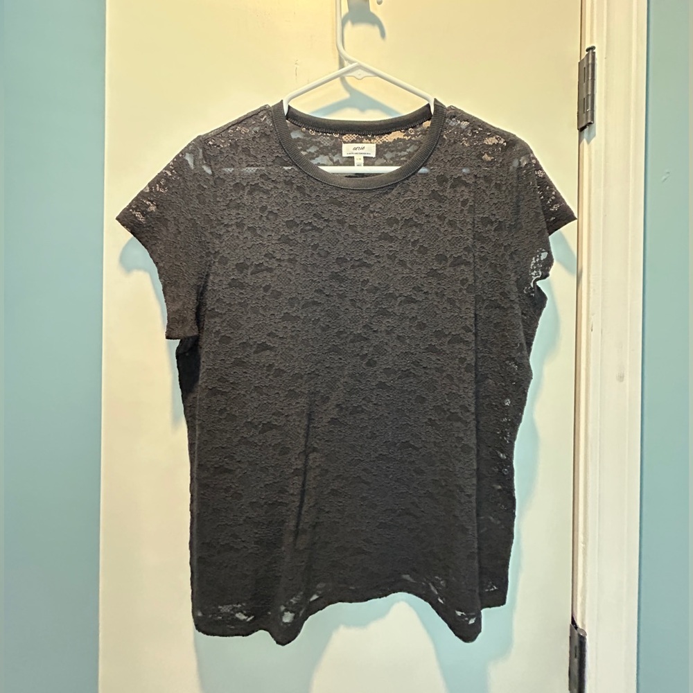 Aerie Lace Tee